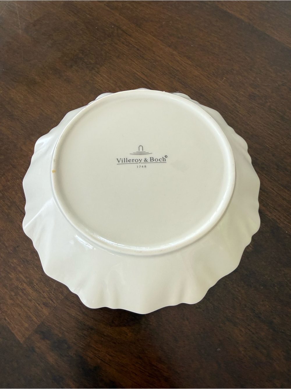 Villeroy & Boch Toy’s Delight Christmas Scalloped Candy Dish Snowman Bowl 7” - Picture 4 of 7